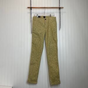 NWT Good Man Brand Men’s Tan & White Floral Slim Fit Pants Size 31x34